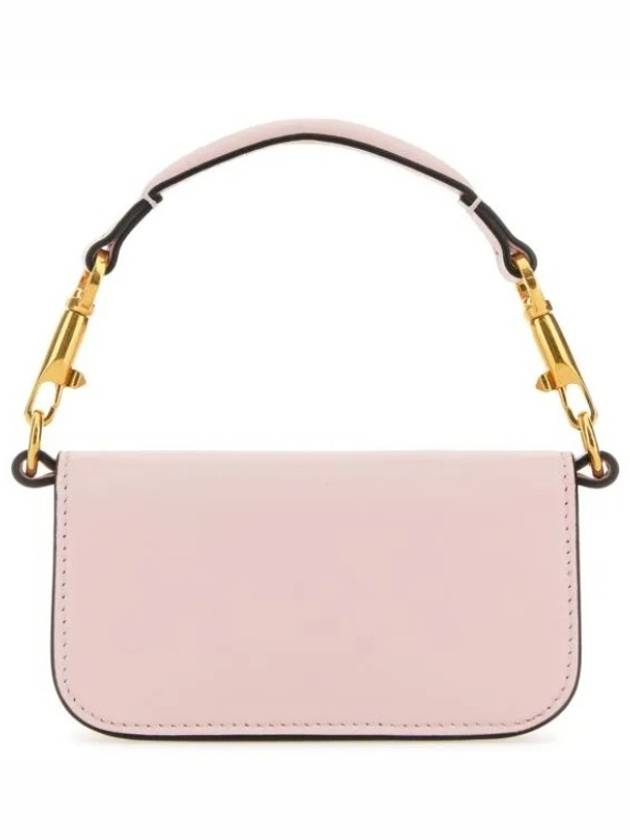 Gold Hardware V Logo Shoulder Bag Pink - VALENTINO - BALAAN 3