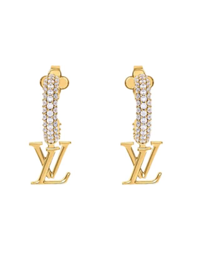 LV Iconic Earrings Gold - LOUIS VUITTON - BALAAN 1