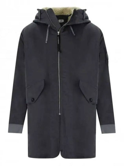 Nylon B Lined Hooded Parka Black - CP COMPANY - BALAAN 2