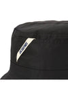 Le Bob Ovalie Nylon Bucket Hat Black - JACQUEMUS - BALAAN 8