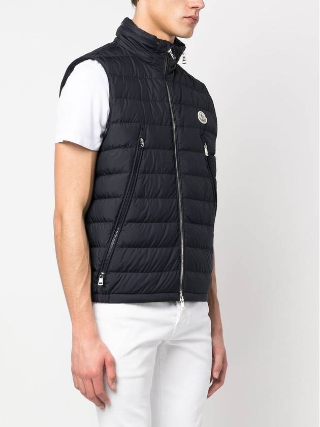 Albyt Padded Down Vest Night Blue - MONCLER - BALAAN 4