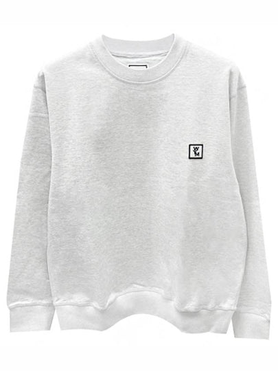 Back Logo Cotton Sweatshirt Grey - WOOYOUNGMI - BALAAN 2