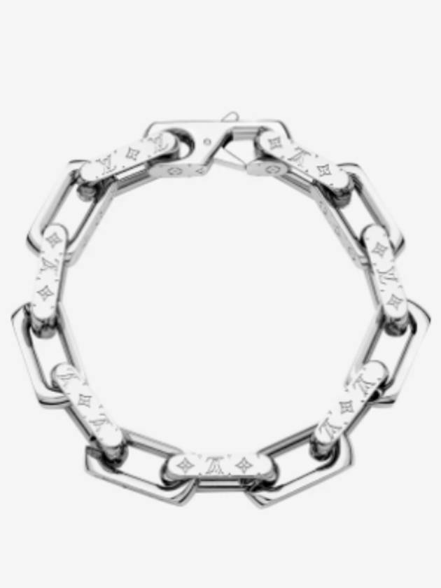 Monogram Chain Bracelet Silver - LOUIS VUITTON - BALAAN 2