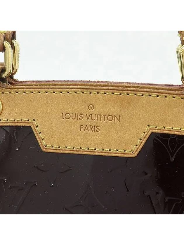 M91619 Monogram Vernis Amarante Brea MM Tote Bag Shoulder Strap 2WAY - LOUIS VUITTON - BALAAN 4