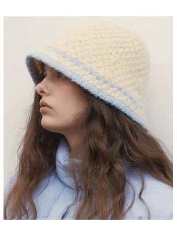 WINTER BUCKET HAT BUTTER CREAM - BENSIMON - BALAAN 1