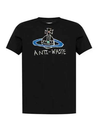 Anti Waste Short Sleeve T-Shirt Black - VIVIENNE WESTWOOD - BALAAN 2