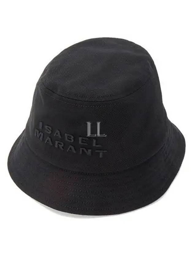 Haley Logo Bucket Hat Black - ISABEL MARANT - BALAAN 2