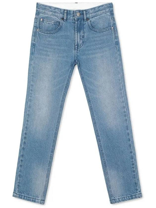 Women's Slim Fit Denim Jeans Light Blue 602323 SQK17 4054 - STELLA MCCARTNEY - BALAAN 1