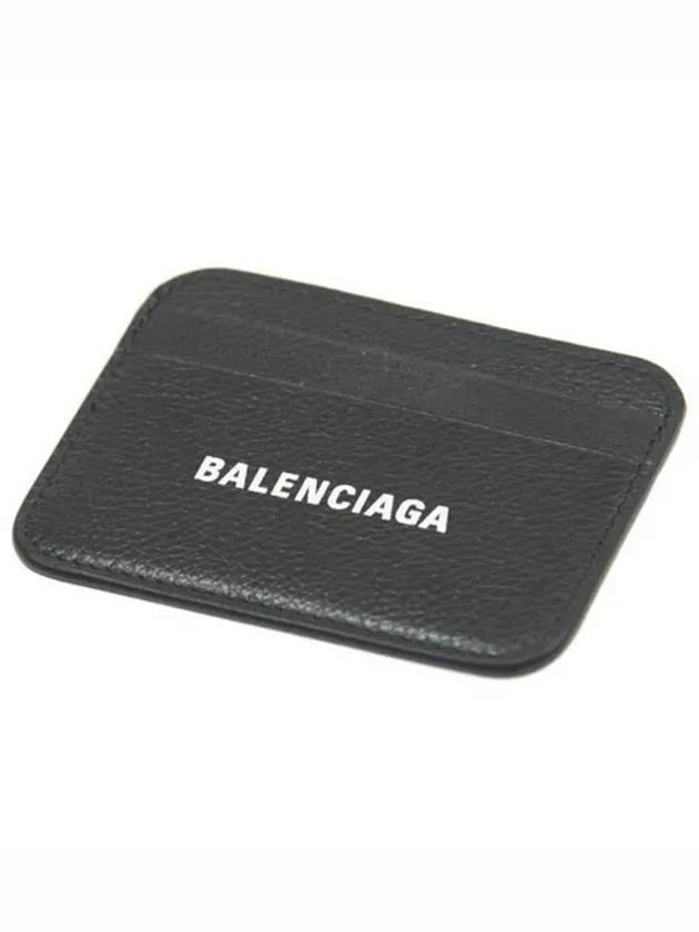 Cash Logo 2 Fold Card Wallet Black - BALENCIAGA - BALAAN 5