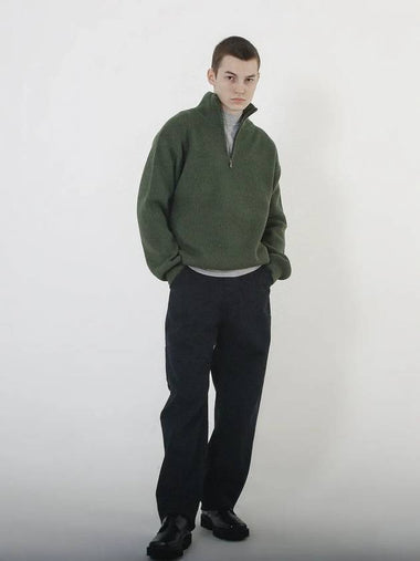 Modal Knit Half Zip Up Green - CHANCE'S NOI - BALAAN 1