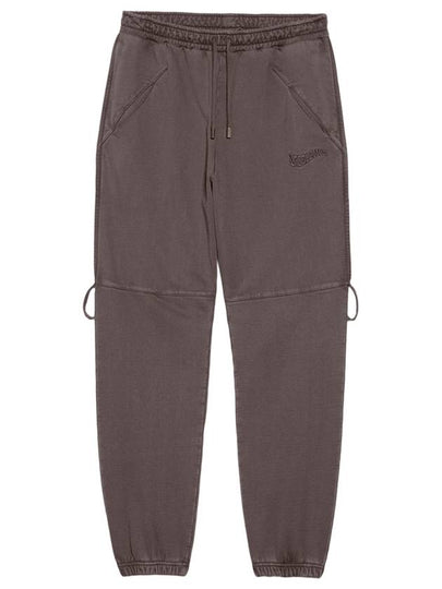 Camargue Clay Logo Cotton Jogging Pants Dark Brown - JACQUEMUS - BALAAN 2