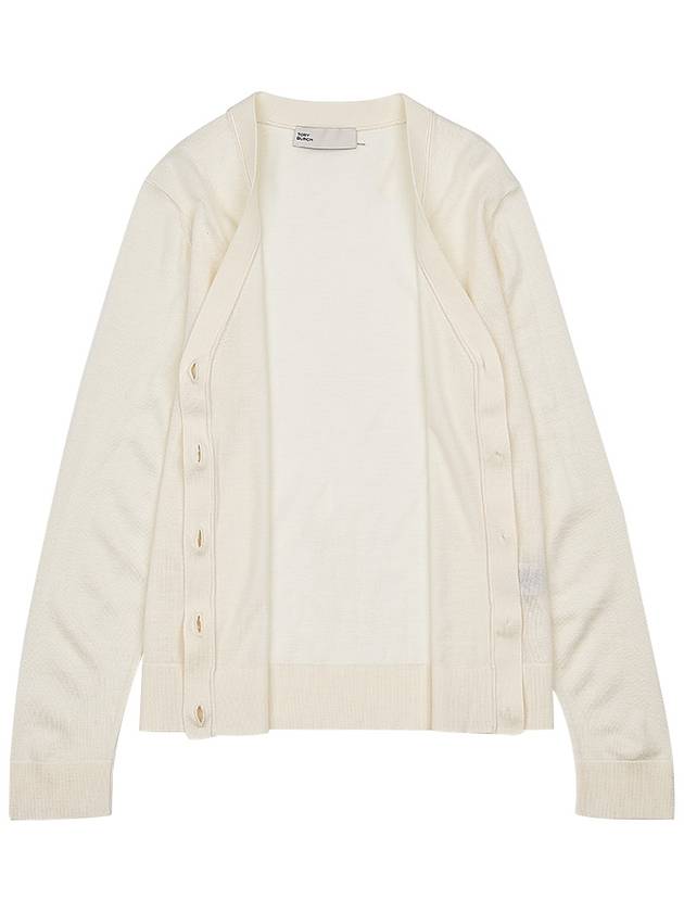 Simone Knit Cardigan Ivory - TORY BURCH - BALAAN 6