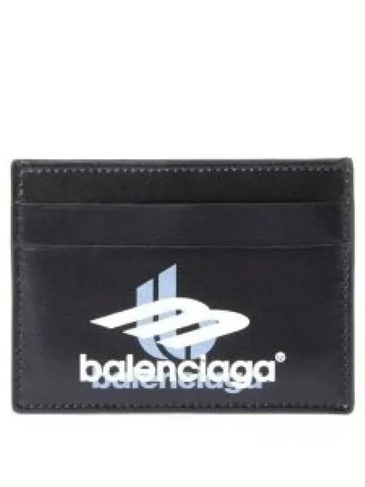 logo print leather card holder 5943092AAPK - BALENCIAGA - BALAAN 2