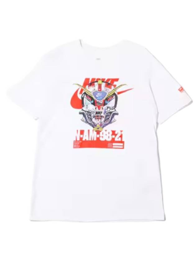 Men's NSW Mech Air Short Sleeve T-Shirt White - NIKE - BALAAN 1