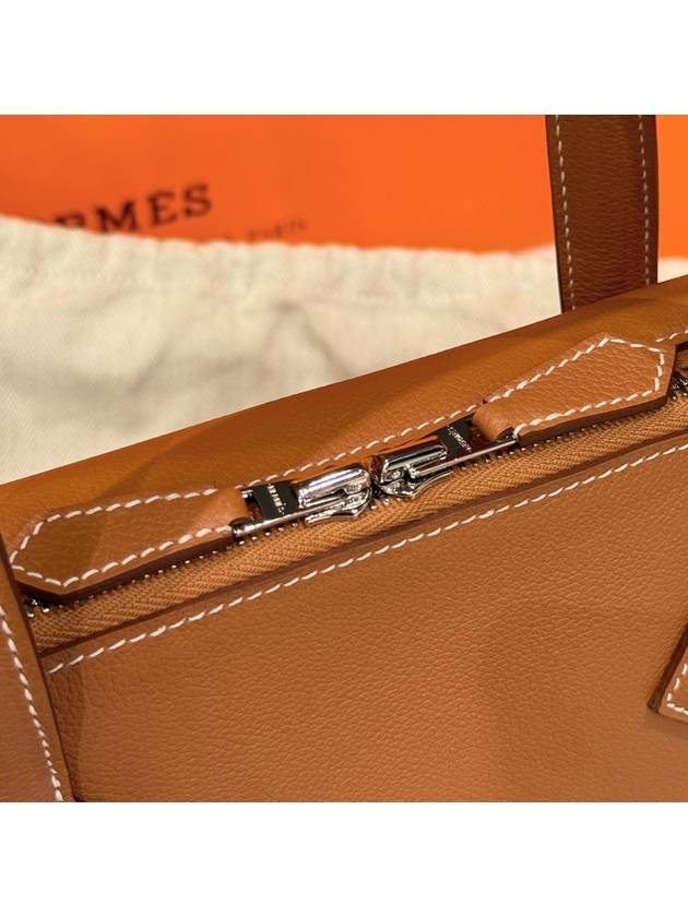 Victoria Light Brief Case Camel - HERMES - BALAAN 3