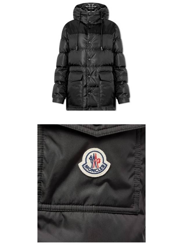 Erquy Short Padding Black - MONCLER - BALAAN 5