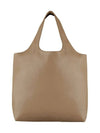 Ninon Logo Print Tote Bag Pale Khaki - A.P.C. - BALAAN 7