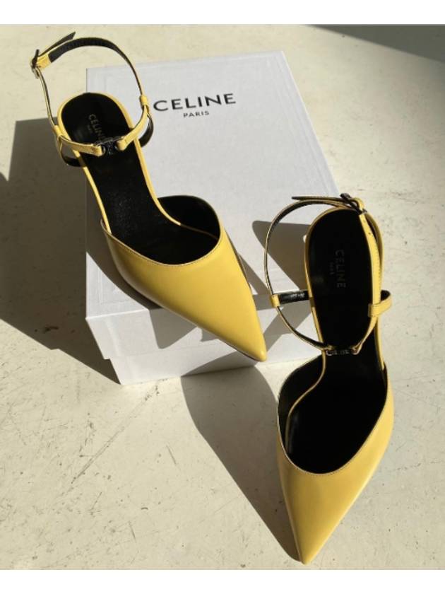 Waffen middle heel slingback shoes - CELINE - BALAAN 1