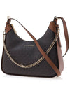 Wilma Monogram Chain Shoulder Bag Brown - MICHAEL KORS - BALAAN 3