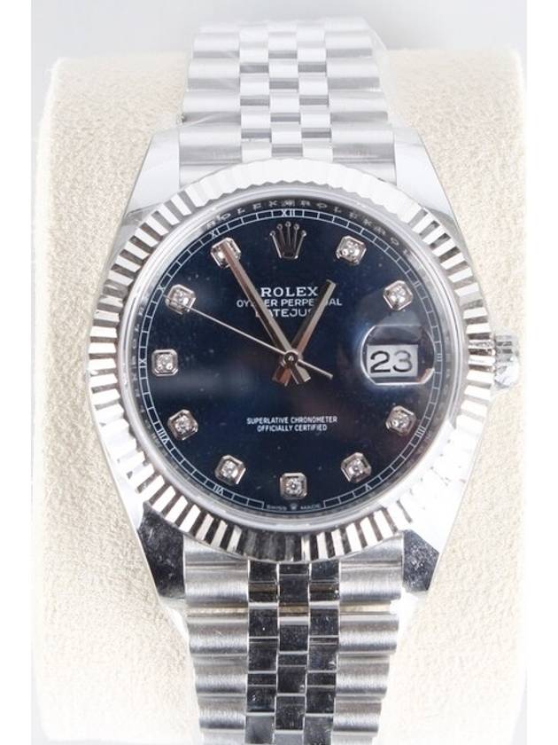 Datejust 41 Steel Blue Plate 10P 24 Years - ROLEX - BALAAN 1