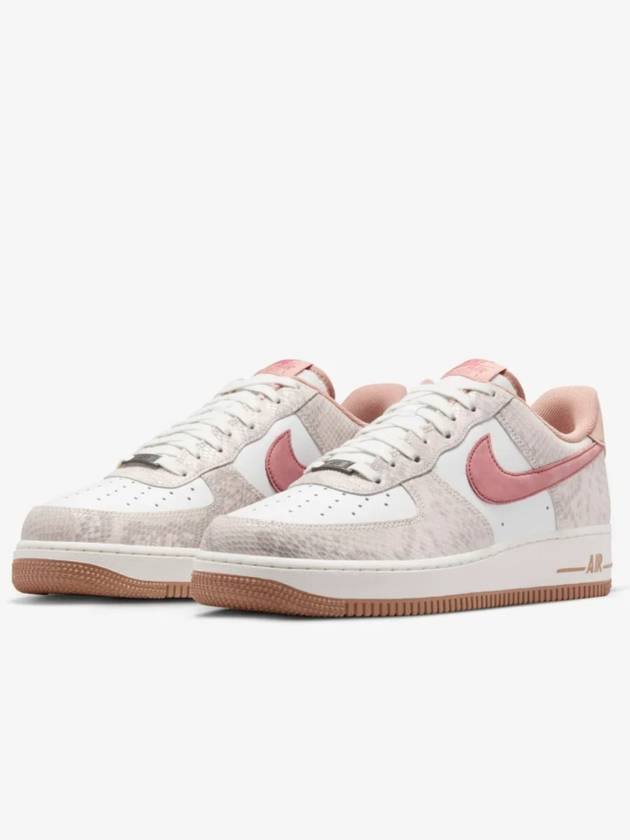 Air Force 1 Snakeskin Low Top Sneakers Pink - NIKE - BALAAN 6