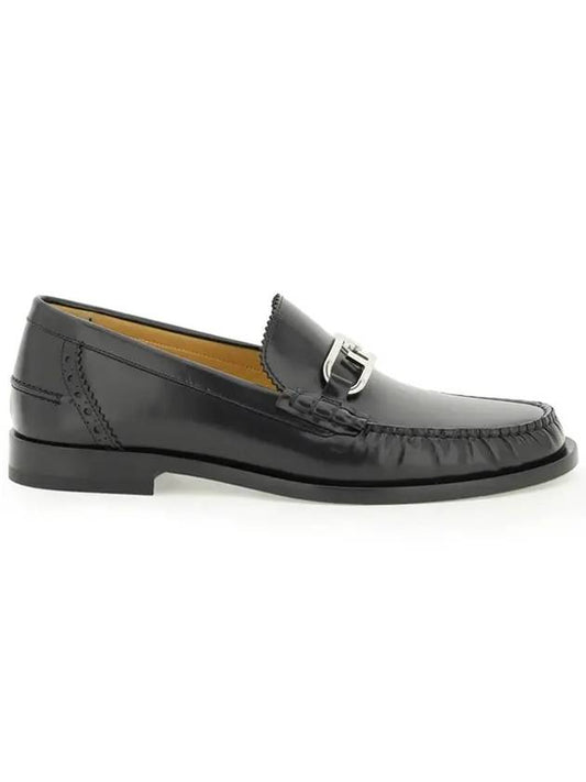 Leather Loafers Black - FENDI - BALAAN 1