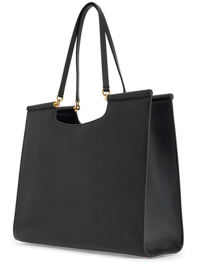 large black leather tote bag - DOLCE&GABBANA - BALAAN 2