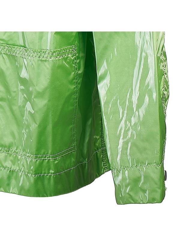 Glossy Nylon Jacket Green - BOTTEGA VENETA - BALAAN 7