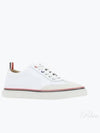 RWB Cupsole Rubber Calfskin Trainer Sneakers White - THOM BROWNE - BALAAN 2