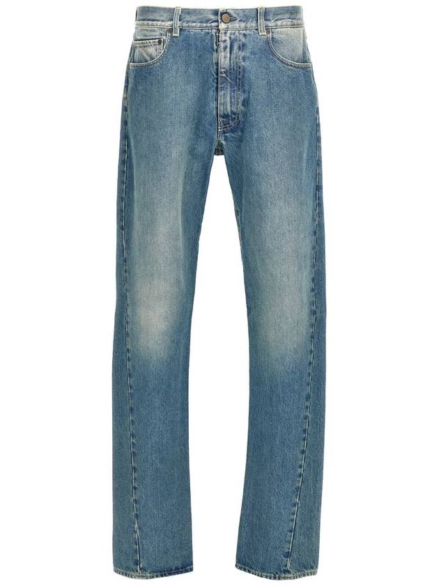 Turn-Up Hem Jeans Blue - MAISON MARGIELA - BALAAN 2