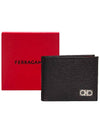 Gancini Half Wallet Black - SALVATORE FERRAGAMO - BALAAN 6