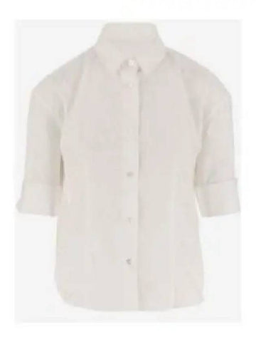 Carpage cotton short sleeve shirt white 7145W2439WHT 1024091 - THE ROW - BALAAN 1