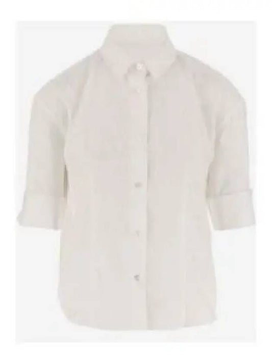 Carpage cotton short sleeve shirt white 7145W2439WHT 1024091 - THE ROW - BALAAN 1