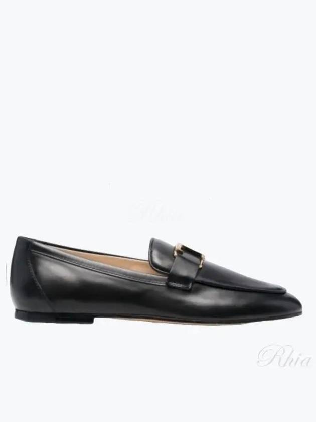 Tods T Timeless Leather Loafers Black - TOD'S - BALAAN 2