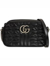 MARMONT Marmont 20 small quilted camera bag black - GUCCI - BALAAN 1