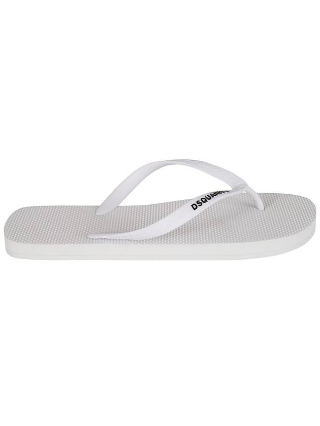 Logo Flip Flop White - DSQUARED2 - BALAAN 2