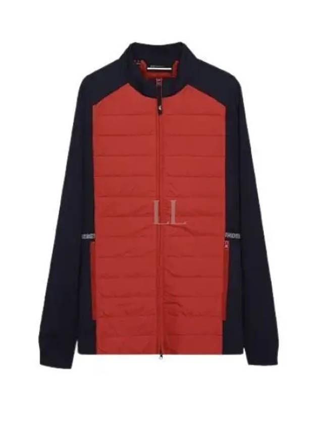 Men's Kenny Hybrid Padded Jacket Red - J.LINDEBERG - BALAAN 2