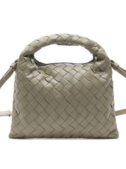 Intrecciato Mini Hop Tote Travertine - BOTTEGA VENETA - BALAAN 2