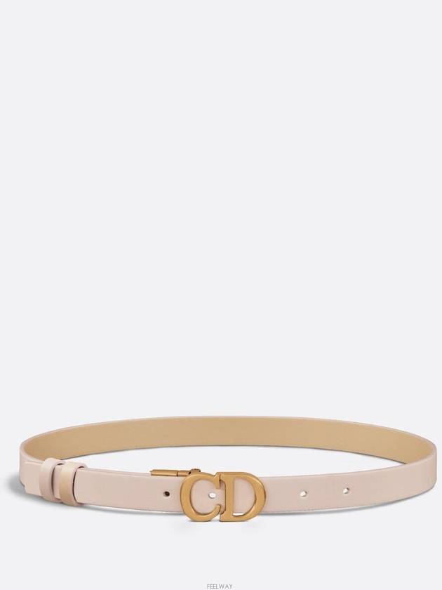 Saddle Reversible Smooth Calfskin Belt Pink - DIOR - BALAAN 2