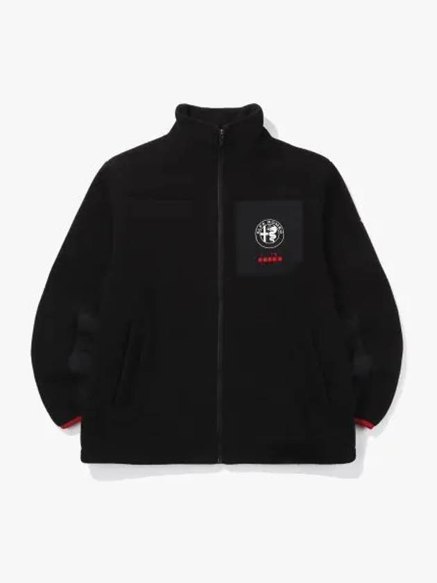 Diadora Alfa Romeo Fleece Jacket BLACK - DIADORA - BALAAN 1