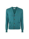 Signature Embroidered Logo Cardigan Blue - VIVIENNE WESTWOOD - BALAAN 2