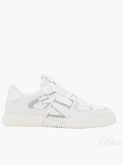 Logo Band VL7N Calfskin Low Top Sneakers White - VALENTINO - BALAAN 2