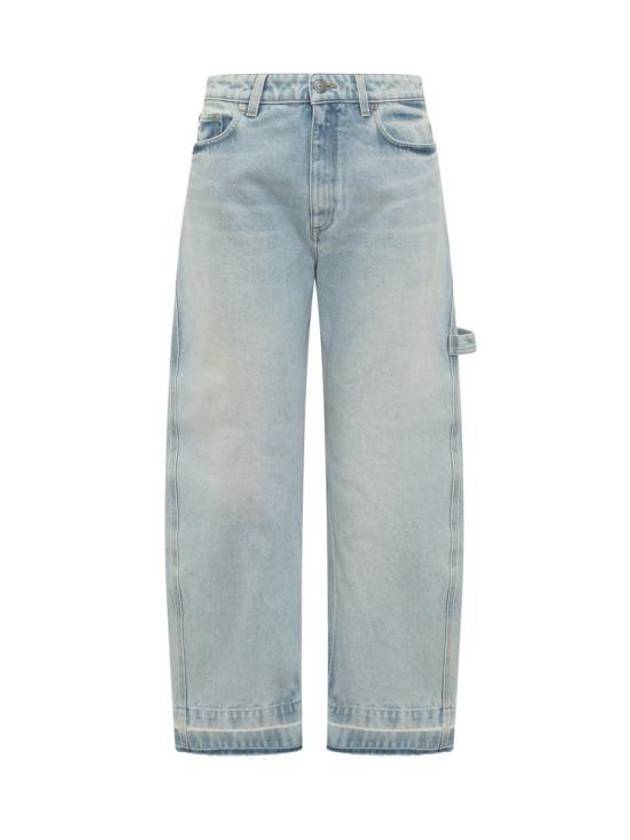 Denim Straight Pants 6D02433SPH62 4699 BLUE - STELLA MCCARTNEY - BALAAN 1