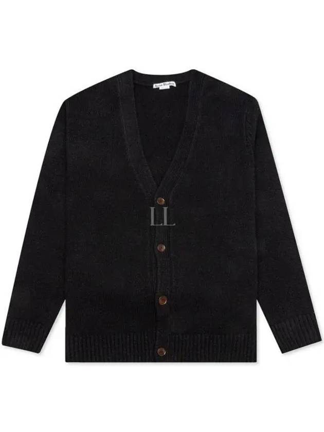 Wool Blend Cardigan Black - ACNE STUDIOS - BALAAN 2