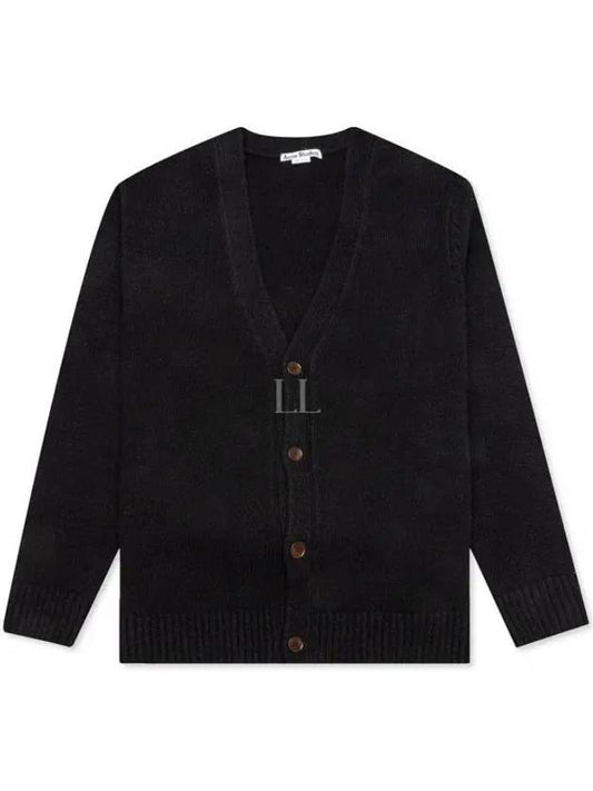 Wool Blend Cardigan Black - ACNE STUDIOS - BALAAN 2