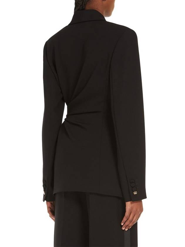 Comma Triacetate Jacket Black - MAX MARA - BALAAN 4