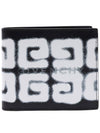 Graffiti Effect Logo Half Wallet Black - GIVENCHY - BALAAN 3