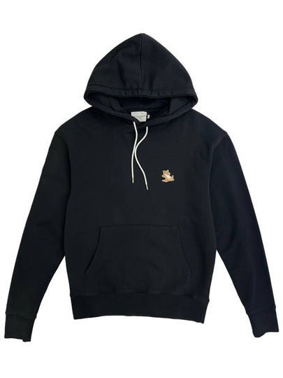 Chillax Fox Patch Classic Hoodie Black - MAISON KITSUNE - BALAAN 2