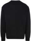 Boke Flower Wool Jumper Knit Top Black - KENZO - BALAAN 4