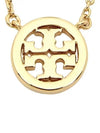 Miller Pave Logo Delicate Necklace Gold - TORY BURCH - BALAAN 5